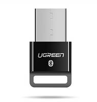 Bluetooth-адаптер Ugreen USB Bluetooth 4.0 передавач для комп'ютера, ноутбука Black (US192)