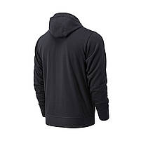 Куртка спортивна чоловіча New Balance Ess Stacked FZ MJ03558BK колір: чорний, фото 2