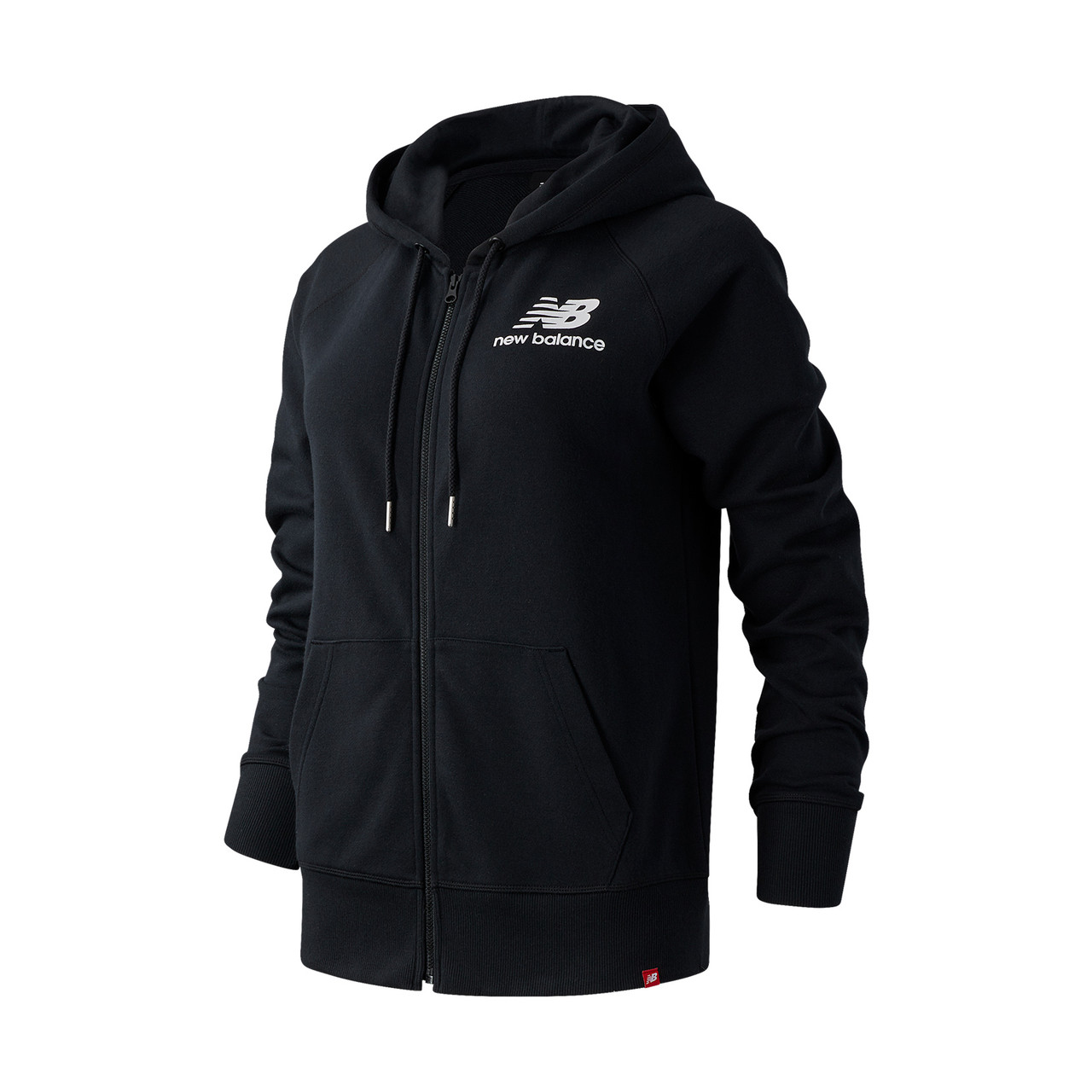 Куртка спортивна жіноча New Balance Essentials FZ WJ03530BK колір: чорний
