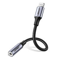 Переходник Ugreen кабель Lightning to 3.5 mm для наушников 10CM US211 Переходники для смартфонов и планшетов