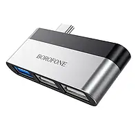 Адаптер-переходник аудиоконвертер DH2 Type-C to USB adapter Silver DH1 Переходники для смартфонов и планшетов