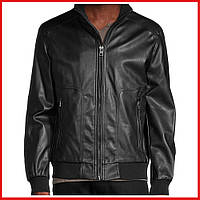 Куртка мужская Calvin Klein Faux Leather Bomber Jacket (S, XL) ОРИГИНАЛ