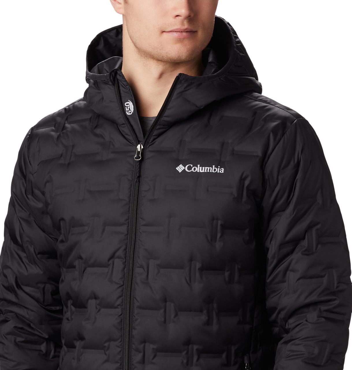 Куртка пухова чоловіча Columbia Delta Ridge™ Down Hooded Jacket арт. 1875892-010 колір: чорний