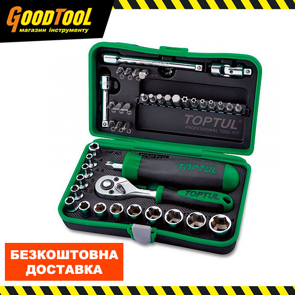 Набір інструменту 1/4" 41 од. TOPTUL GADW4101