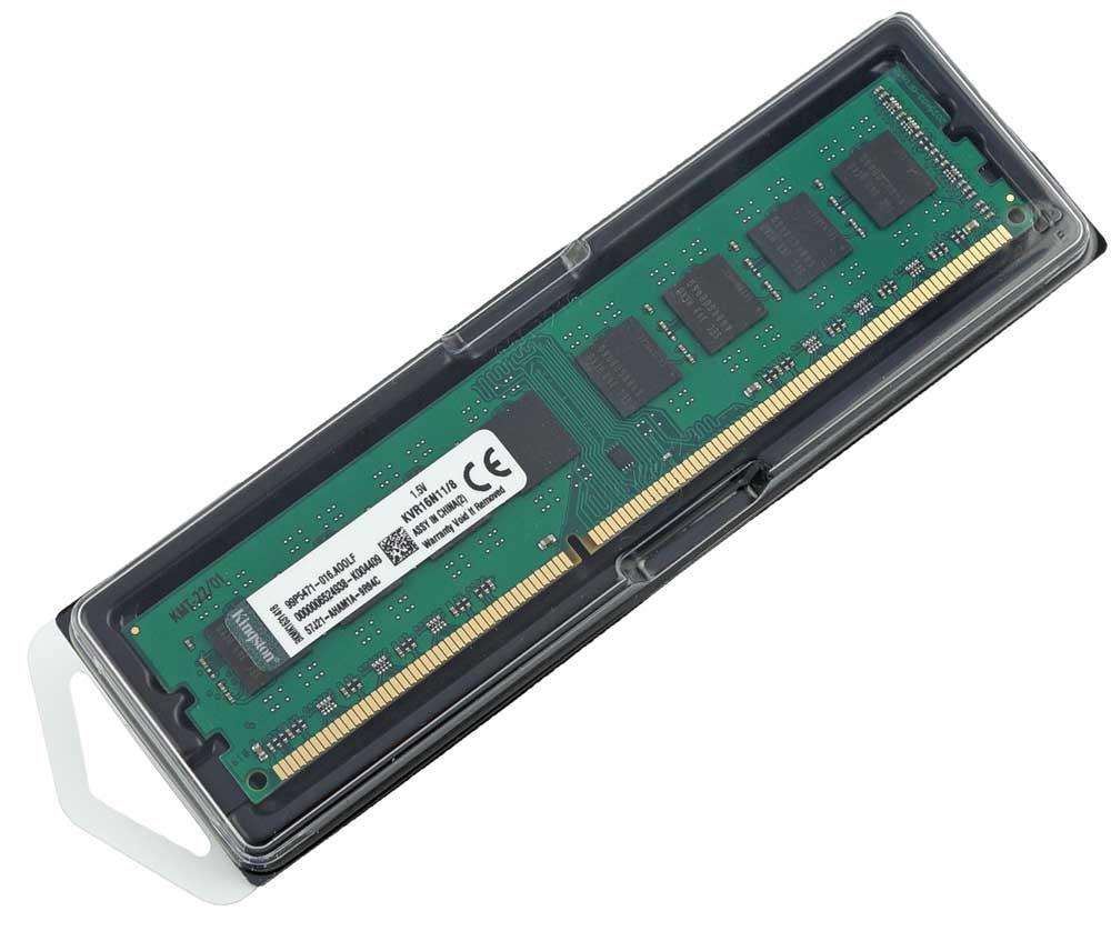 DDR3 8Gb (8 Гб) оперативна пам'ять PC3-12800 1600MHz — для INTEL і AMD ДДР3 8 Гб KVR16N11/8 (ОЗП)