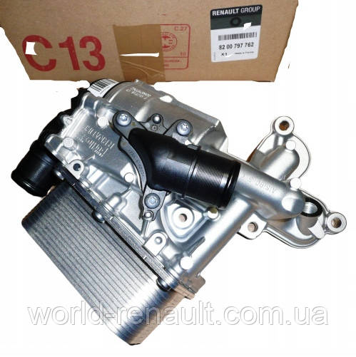 Renault Original 8200797762 — Корпус оливного фільтра на Рено Трафік II M9R 2.0dci з 2006г.
