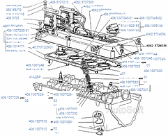 Впускний клапан Газель 402 511 4215 402.1007010