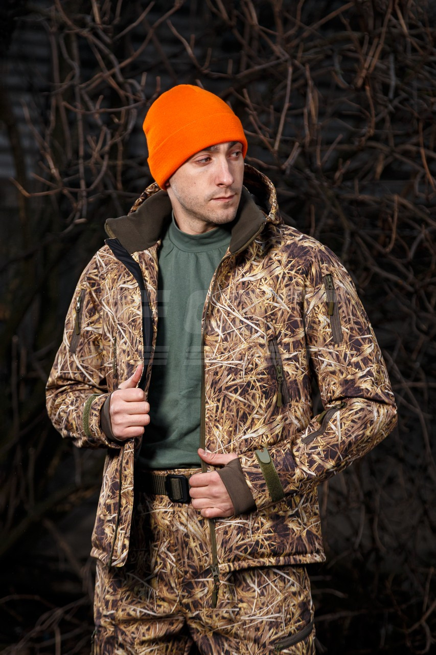 Куртка Хантер Софтшел очерет (РОЗМІР 52-54/5)