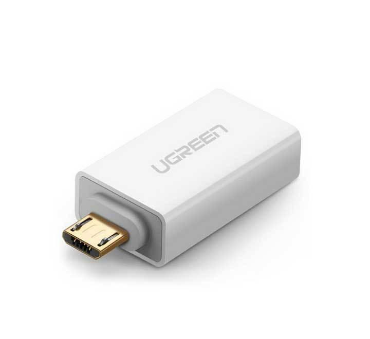 Адаптер Ugreen Micro USB OTG to USB 2.0 White (US195)