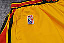 Жовті баскетбольні шорти Атланта Хоукс Atlanta Hawks City Edition shorts NBA, фото 5
