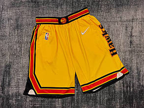 Жовті баскетбольні шорти Атланта Хоукс Atlanta Hawks City Edition shorts NBA