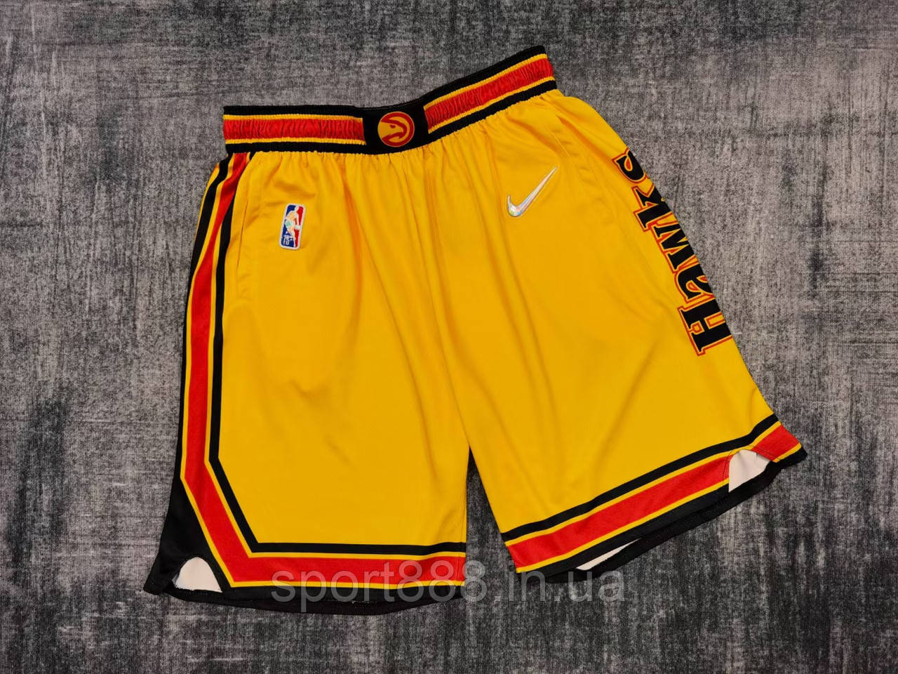 Жовті баскетбольні шорти Атланта Хоукс Atlanta Hawks City Edition shorts NBA