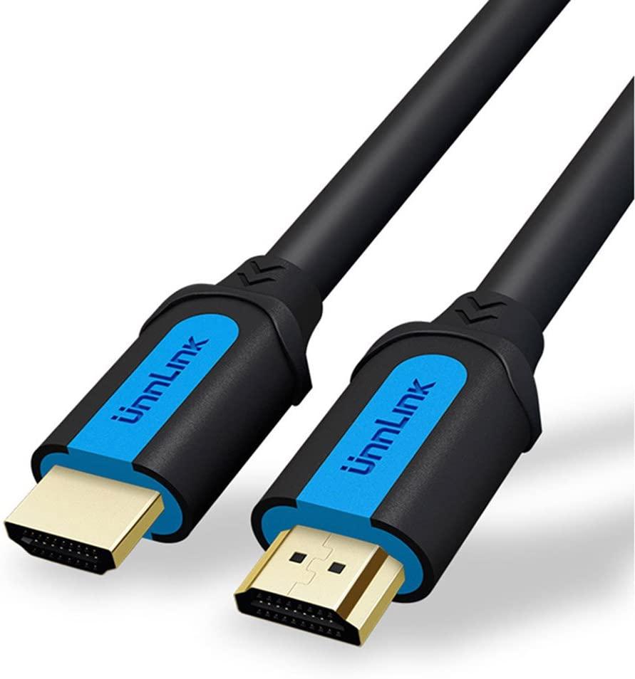 Кабель відео UnnLink HDMI 2.0 4K 60Hz 1M 3D Black (U0079)