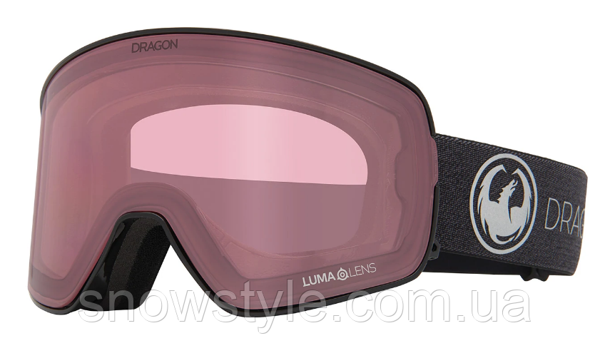 Гірськолижна маска Dragon Alliance NFX2 Echo фотохромна лінза S1-S3 Lumalens Photochromic Light Rose