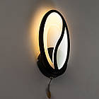 Чорне світлодіодне бра 9 Вт на три режими D-9101/1BK, фото 3