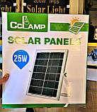 Ліхтар-прожектор вуличний сверхяркий з датчиком руху CcLamp CL-280-200W+сонячна батарея!, фото 5