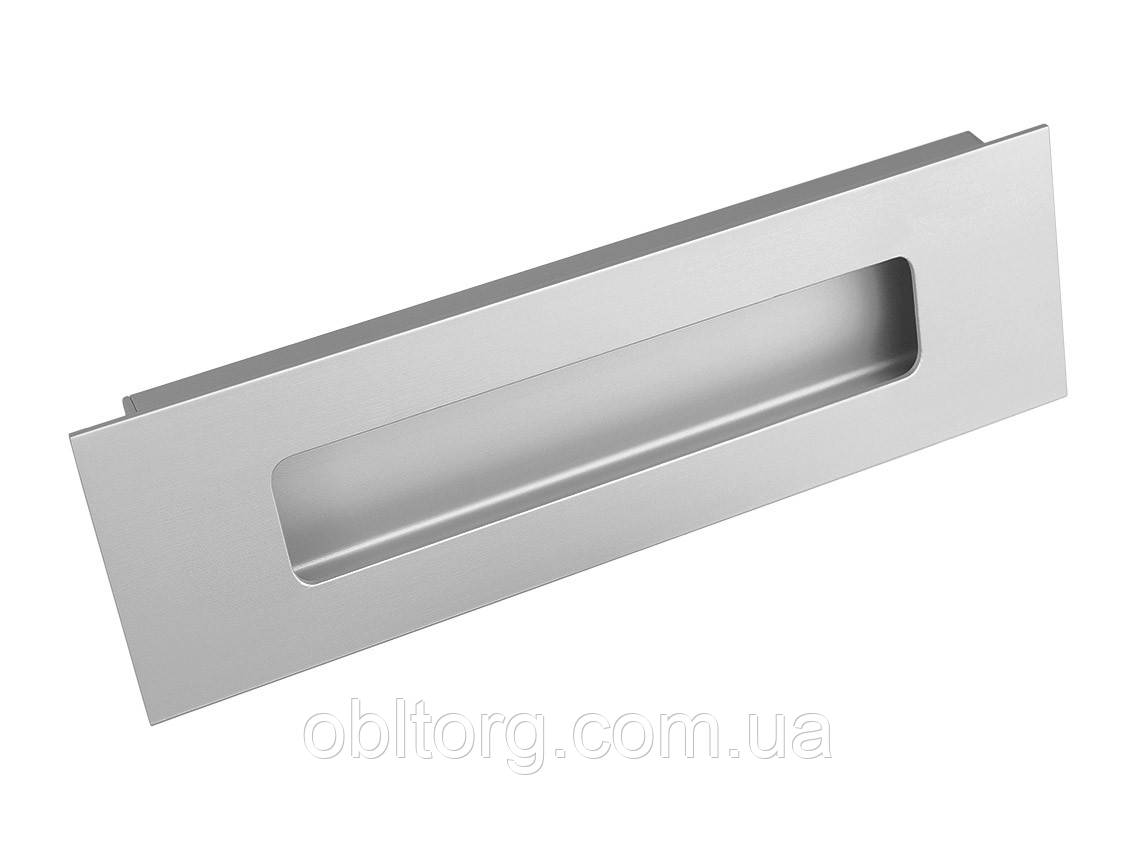 Ручка меблева врізна Virno Style 412/160 алюміній, фото 1