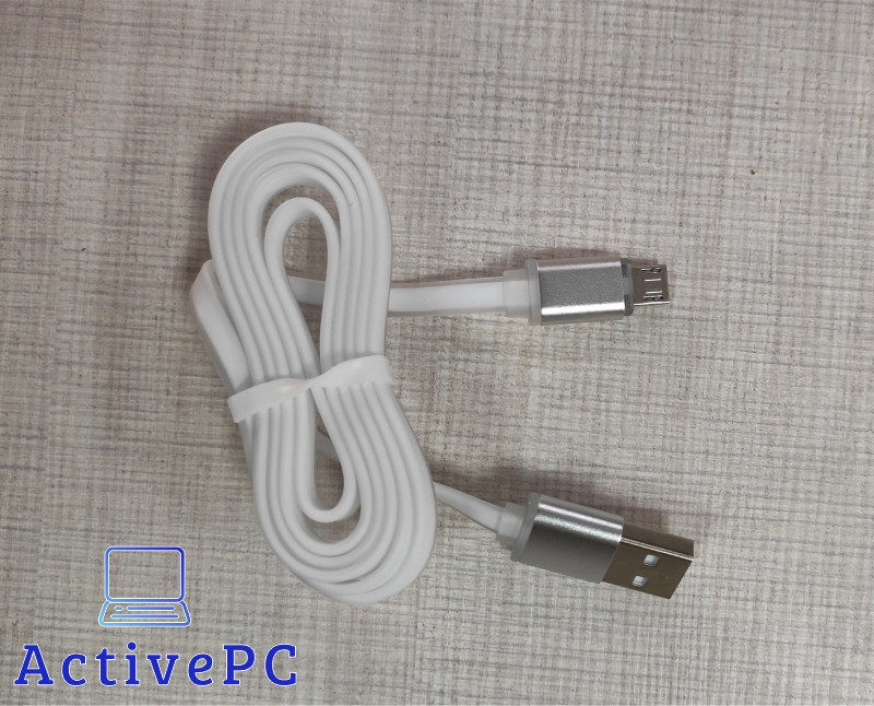 Кабель синхронізації USB-A 2.0 microUSB 1 м White