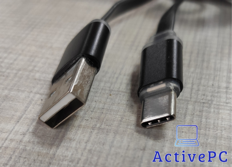 Кабель USB Type-C - USB 2.0 Type A 1 м Black