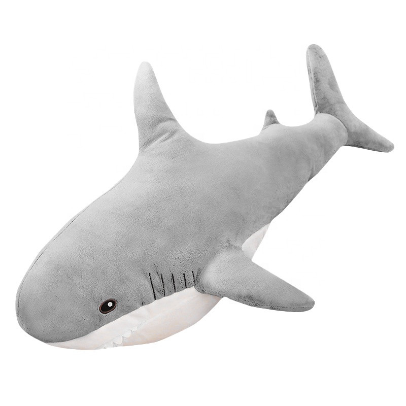 М'яка іграшка акула IKEA 100 см Велика Сіра