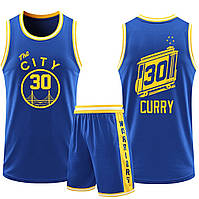 Синяя Баскетбольная Форма Карри 30 Голден Стейт Curry Golden State Warriors