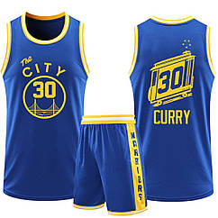 Синя Баскетбольна Форма Карі 30 Голден Стейт Curry Golden State Warriors