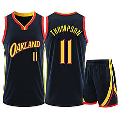 Синя баскетбольна форма Томпсон 11 Голден Стейт 2022 Thompson Golden State Warriors