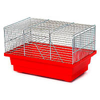 Клетка для грызунов Лори Мышка 17 х 28 х 18 см покрытие цинк Красная