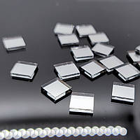 Дзеркальний декор, малий квадрат, 50 г. Розмір 1 см
