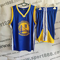 Синяя баскетбольная форма Томпсон 11 Голден Стейт Thompson Golden State Warriors