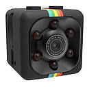 Міні камера OMG SQ11 1080P, кольорова камера відео спостереження з записом звуку і нічним баченням, фото 6
