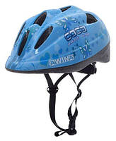Шолом велосипедний дитячий синій, розмір M, AWINA by MOON, AWR0424