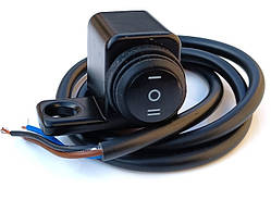 Перемикач під дзеркало (вариант1) ВКЛ.1/ВКЛ.2/ВИКЛ. водонепроникний, алюмінієвий сплав