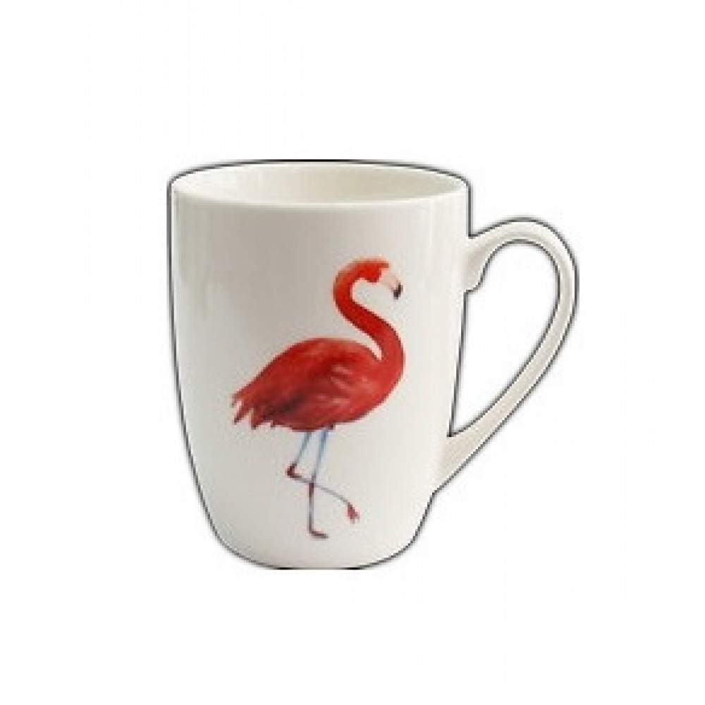 Чашка керам. 400мл "Milika.Jugle Flamingo Red" №M0520-26-3