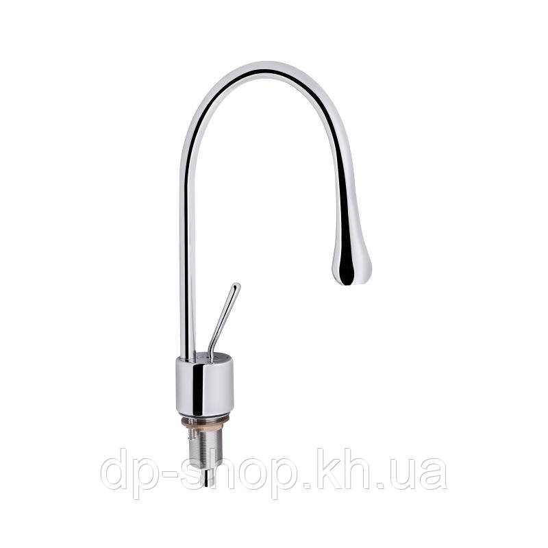 Змішувач для раковини Qtap Virgo з поворотним виливом QTVIR1066103C Chrome, фото 1