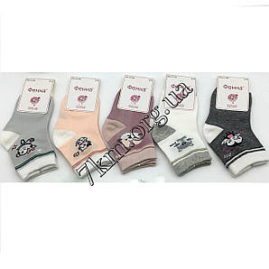 Шкарпетки дитячі Оптом для дівчаток 5-6 років "Мишата" Фенна GH-C089