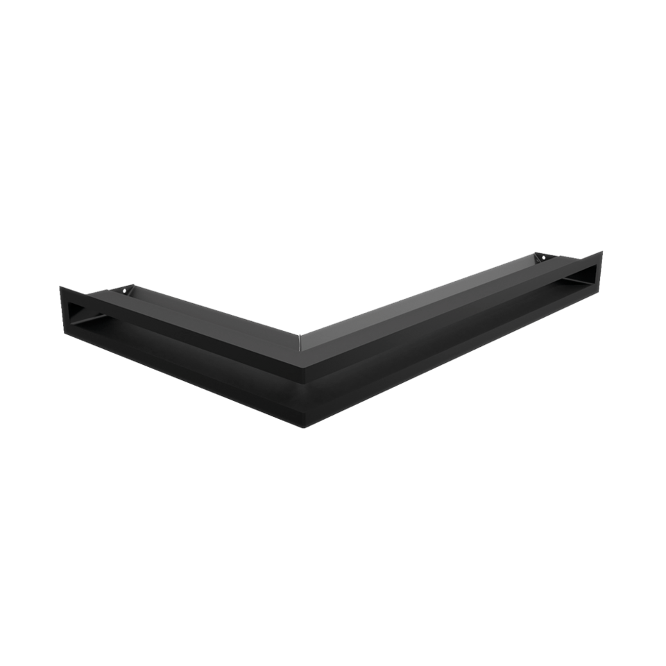 Решітка LUFT SF кутова права чорна 40x60x6, фото 1