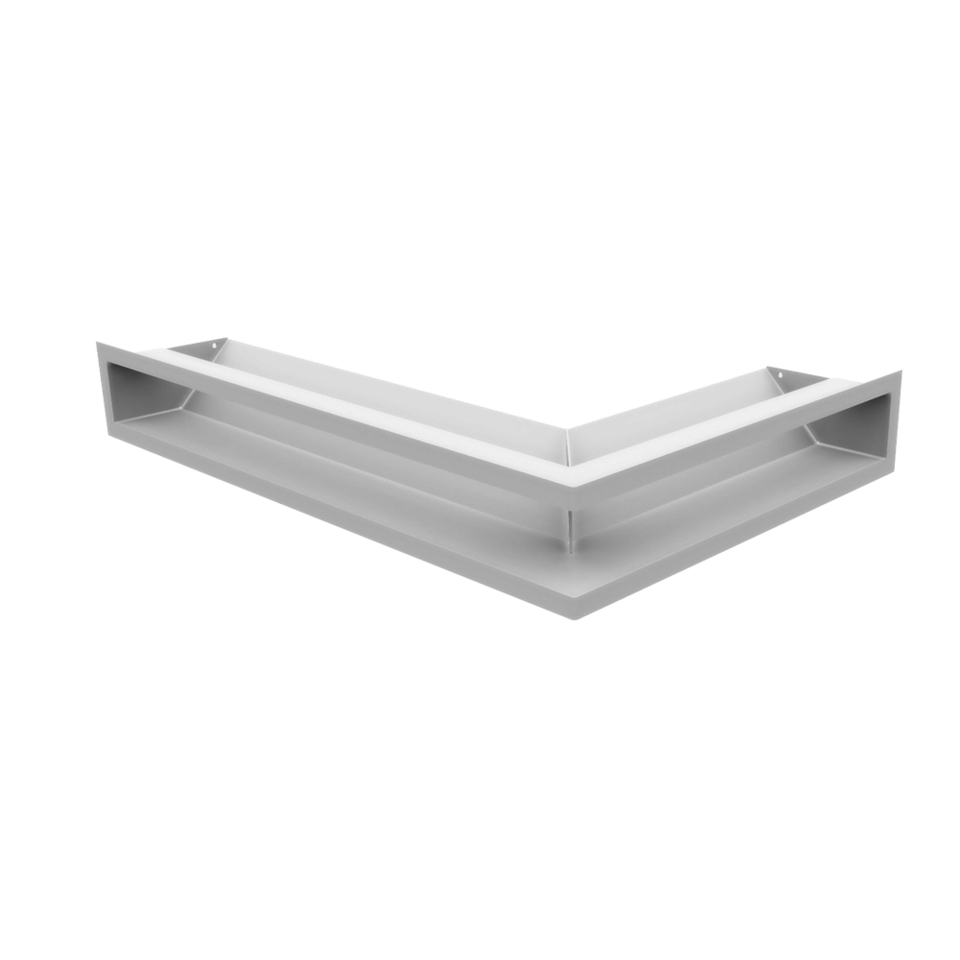 Решітка LUFT SF кутова ліва біла 60x40x9