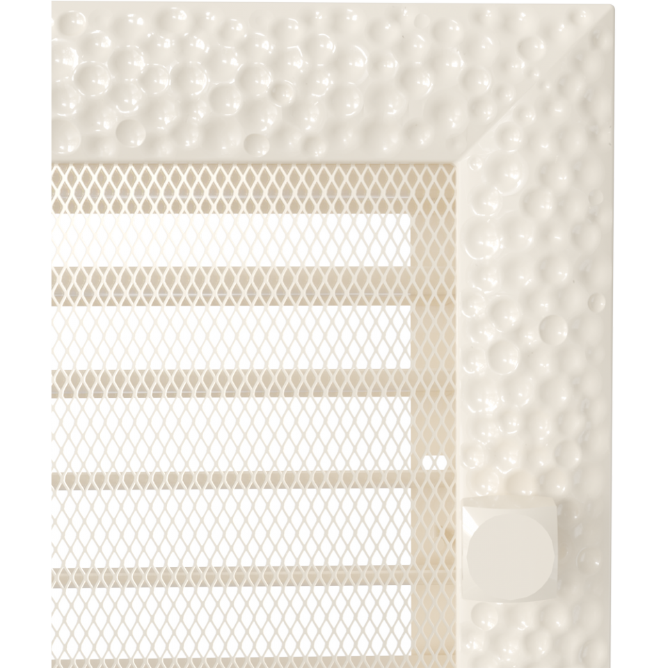 Решітка Venus кремова з жалюзями 22x22