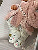 Силіконова лялька реборн дівчинка немовля новонароджена подарункова вінілова Холі 42 см Рожевий, фото 5