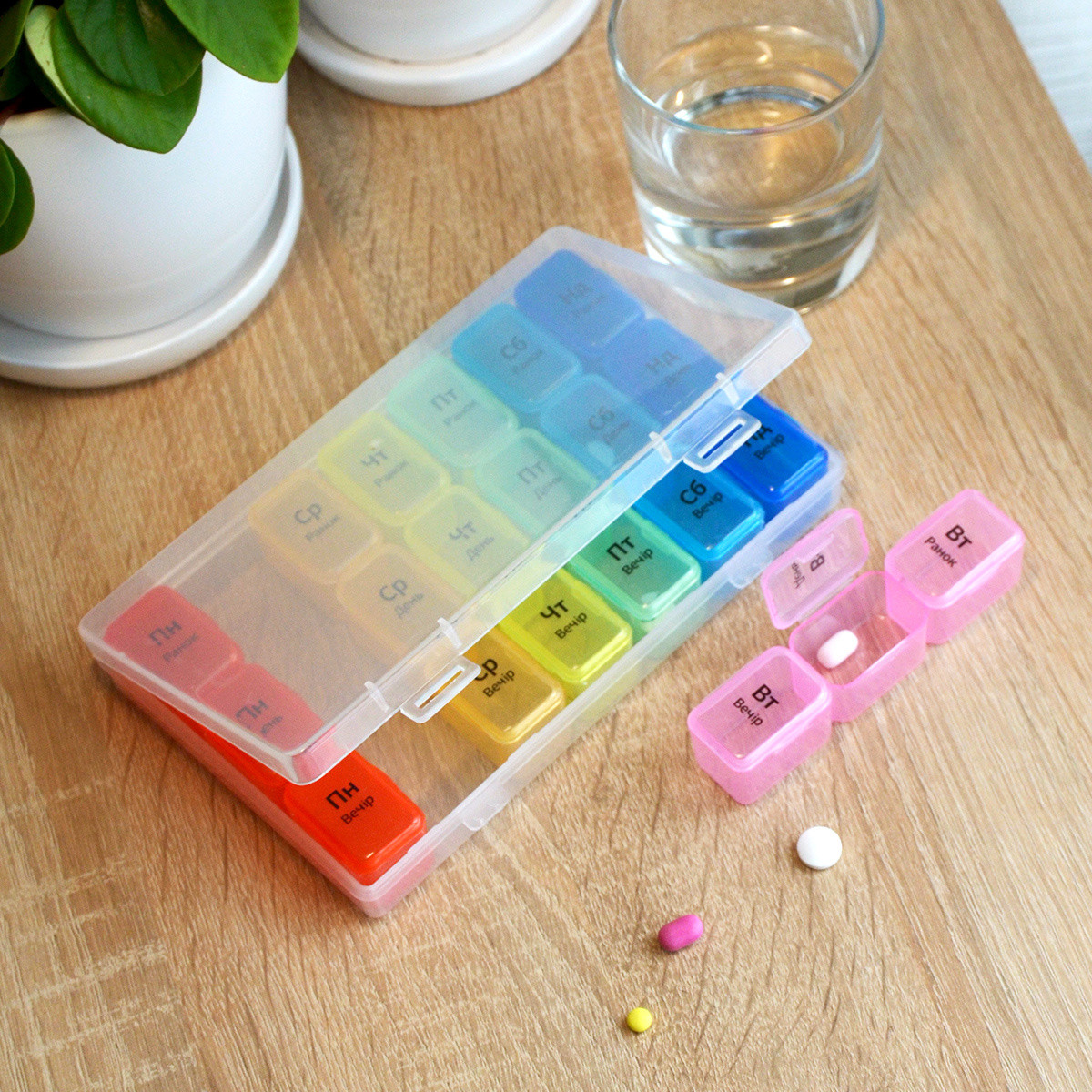 Органайзер для таблеток на 7 днів, фото 1