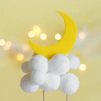Топпер для торта "Хмаринка і місяць" арт. 895-22742315