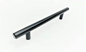 Меблеві ручки рейлінгові чорні 320 мм DR 11/320 SS BLK