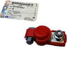 Клема АКБ DAEWOO LANOS, NEXIA "+" червона (General Motors) (96187092)