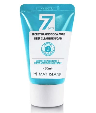 Пінка для вмивання May Island 7days Secret Baking Soda Pore Deep Cleansing Foam 30 мл
