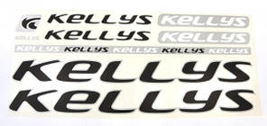 Наклейка Kellys на раму велосипеда, чорний (NAK025)