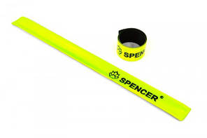 Світловідбиваюча стрічка Spencer 2шт на руку або ногу, жовтий (OSO052)