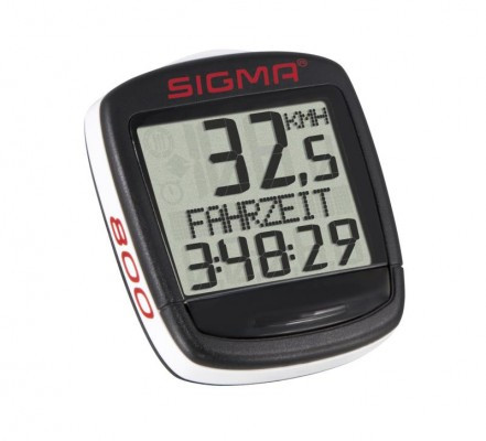 Велокомп'ютер Sigma Sport BC 800 дротовий, чорний (LIS194)