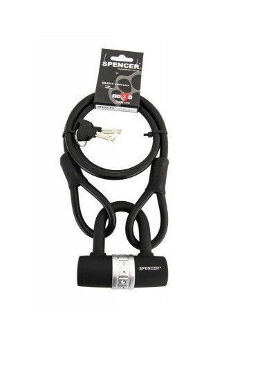 Замок Spencer ZS4813 10x1200 мм чорний, на ключ (ZS4813)