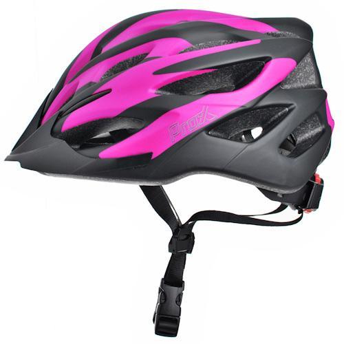 Шолом велосипедний ProX Thumb чорний/рожевий (A-KO-0126) — M 55-58 см, фото 1